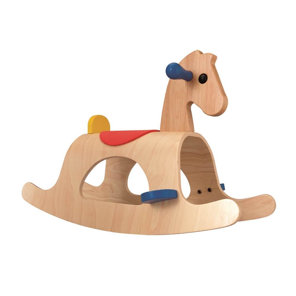 caballo en madera para balancearse