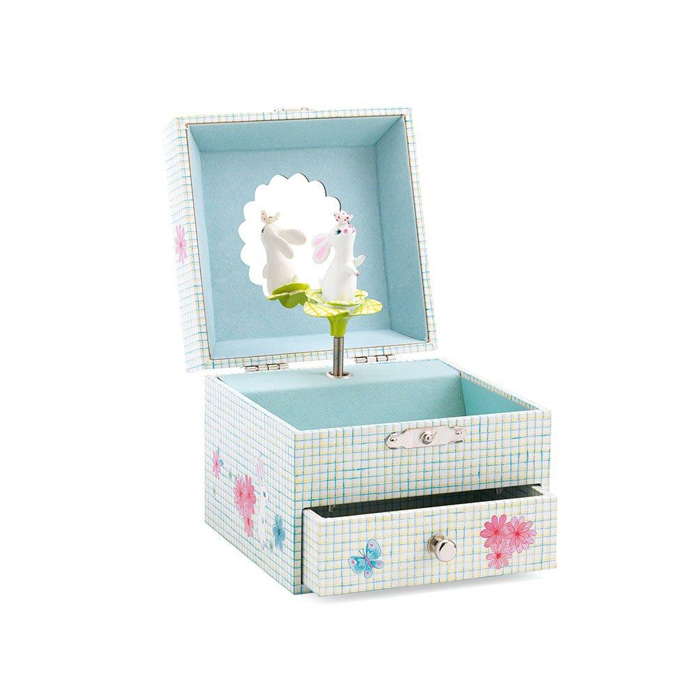 caja musical y joyero   conejo