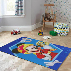 alfombra infantil mickey carreras 100 x 140 cm diseno 2 vertical