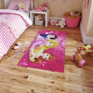 alfombra infantil princesas 100 x 140 cm diseno 3 horizontal