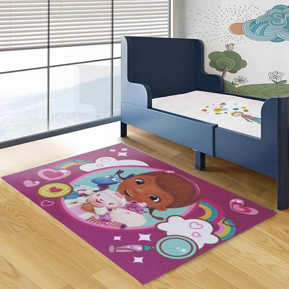 alfombra infantil doctora juguetes 42 x 67 cm diseno 4 horizontal