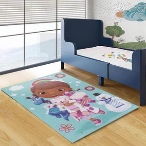 alfombra infantil doctora juguetes 100 x 140 cm diseno 3 vertical
