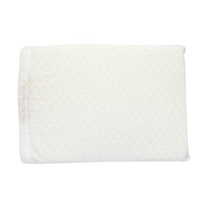 almohada  baby antisofocante viscolastica 30x40x5 funda tacto de rosas