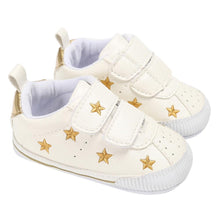 Load image into Gallery viewer, Newborn Baby Shoes Boys Girls Sneaker Gold Stars Pattern First Walkers Shoes For Children Baby Infant Sneakers Gift