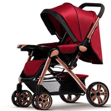 Load image into Gallery viewer, Hot Sale Fashion Baby Stroller Foldable Sit and Lie,5 Point Harness Stroller,Baby stroller,poussette pliante portable