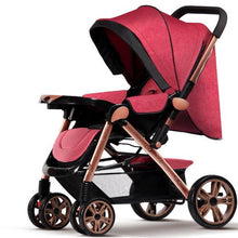 Load image into Gallery viewer, Hot Sale Fashion Baby Stroller Foldable Sit and Lie,5 Point Harness Stroller,Baby stroller,poussette pliante portable