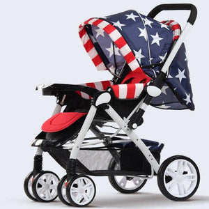 Hot Sale Fashion Baby Stroller Foldable Sit and Lie,5 Point Harness Stroller,Baby stroller,poussette pliante portable