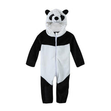 Load image into Gallery viewer, Panda newborn Jumpsuit Hooded Custome
