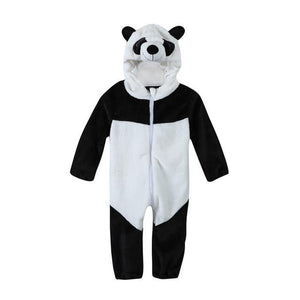 Panda newborn Jumpsuit Hooded Custome