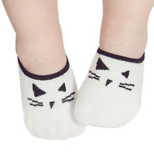 Load image into Gallery viewer, kids boy Kids socks Lovely Baby Boy Girl Cartoon Cat Print Elastic Socks Antiskid Socks