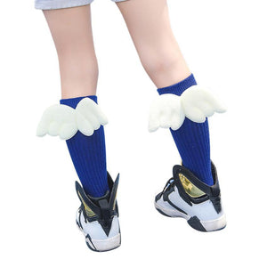 Girls Leg Warm Wing Stripes Socks