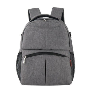 Insular Solid Color Baby Diaper Changing Backpack Bag Multifunctional Baby Mommy Bag Waterproof Mummy Nappy Stroller Backpack