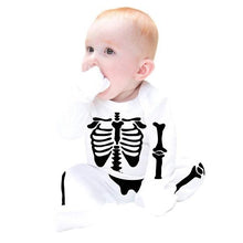 Load image into Gallery viewer, Cotton Skeleton Long Sheeve Jumpsuit
