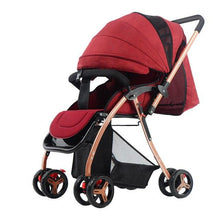 Load image into Gallery viewer, Super Lightweight High Landscape Baby Stroller for Newborns Can Sit Lying Portable Folding Baby Trolley Kids Pushchair carrinho