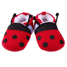 Load image into Gallery viewer, Baby Shoes Soft Cotton  Ladybug