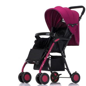 High Landscape Portable Travel Baby Strollers,Super Light Foldable Can Sit & Lie Baby Prams Pushchairs Kinderwagen Child Trolley