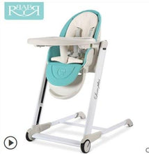 Load image into Gallery viewer, High Quality Export Aluminium Frame Baby Feeding Chair Food Tray Included Booster Newborn Seat Can Sleep baby high chair