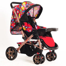 Load image into Gallery viewer, High Landscope Baby Stroller Folding Four-Wheel Infant Car Safety Baby Cradle Carriage Pram Buggy for Travelling bebek arabasi