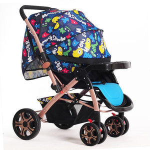 High Landscope Baby Stroller Folding Four-Wheel Infant Car Safety Baby Cradle Carriage Pram Buggy for Travelling bebek arabasi