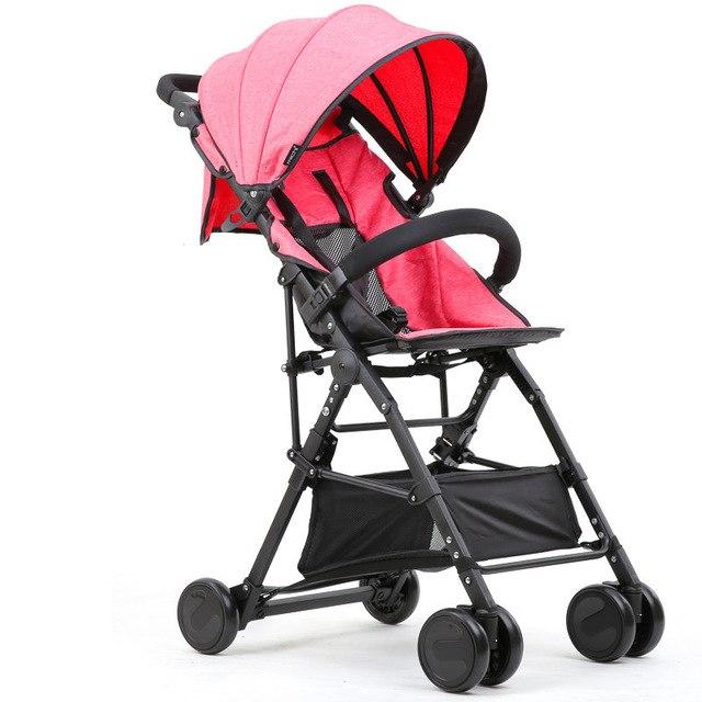 New High Landscape Baby Stroller Portable Folding Can Sit Super Light Baby Umbrella Carriage Travel Prams Kinderwagen carrinho