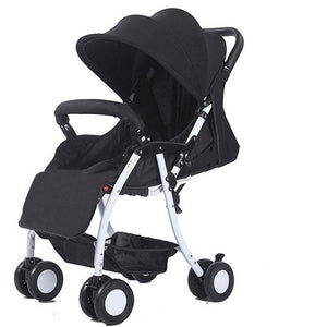 567 Super Light Folding High Landscape Baby Strollers Umbrella Car Pushchair,Newborn Width Sleeping Basket Pram Buggy for Travelling