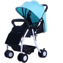 Load image into Gallery viewer, 567 Super Light Folding High Landscape Baby Strollers Umbrella Car Pushchair,Newborn Width Sleeping Basket Pram Buggy for Travelling