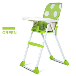 Parent Portable Dining Feeding Chair For Infant Kids Folding Baby High Chair Durable Health Plastic Highchair For 4-48M Cadeira