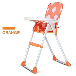 Parent Portable Dining Feeding Chair For Infant Kids Folding Baby High Chair Durable Health Plastic Highchair For 4-48M Cadeira