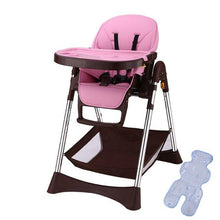 Load image into Gallery viewer, New Simple Portable Baby Feeding Chair With Safty Belt 57*82*110cm Plastic Baby High Chair Adjustable Anti-Slip Highchair
