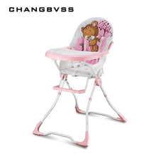 Load image into Gallery viewer, Multifunctional 6-36M Infant Baby Feeding Chairs Baby Eatting High Cahirs Portable Foldable Easy Feeding Highchair fauteuil