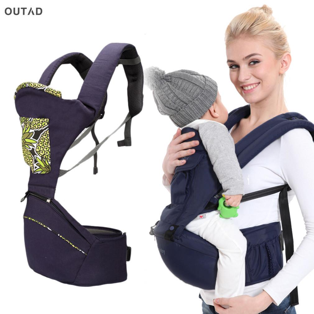 OUTAD Baby Carrier Newborn Infant Front Facing Carrier Kids Kangaroo Hipseat Save Effort Toddler Sling Baby Care 0-36 Months