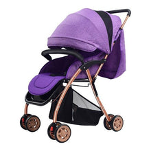Load image into Gallery viewer, New Arrival Baby Stroller High Landscape Lightweight Portable Sit &amp; Lie Baby Carriage Foldable Infant Pram Pushchairs carrinho