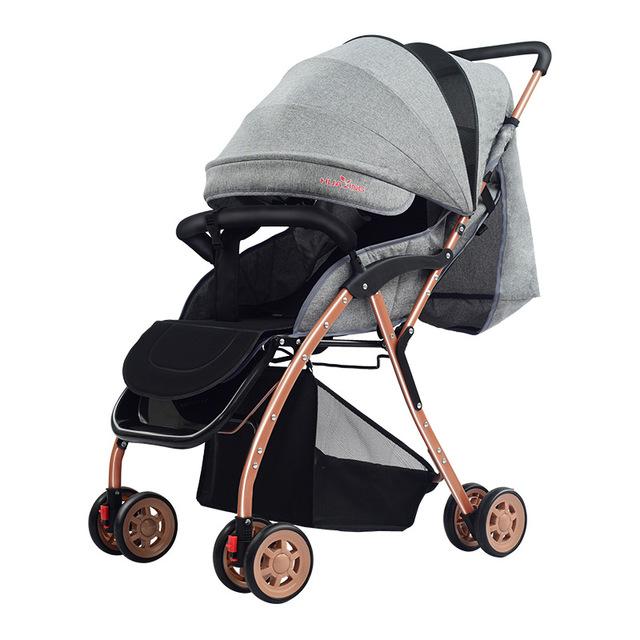 New Arrival Baby Stroller High Landscape Lightweight Portable Sit & Lie Baby Carriage Foldable Infant Pram Pushchairs carrinho