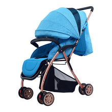 Load image into Gallery viewer, New Arrival Baby Stroller High Landscape Lightweight Portable Sit &amp; Lie Baby Carriage Foldable Infant Pram Pushchairs carrinho