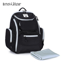 Load image into Gallery viewer, INSULAR Waterproof Nylon Baby Diaper Backpack Mommy Maternity Nappy Changing Bag Nursing Mother Bags Mum Stroller Bag For Baby