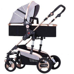 Lightweight Baby Stroller Newborn Pram Sit Lay Baby Carriage Umbrella Cart Fold Portable Traveling Stroller Can Take to Plane