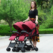 Load image into Gallery viewer, Separable Twins Baby Stroller