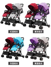 Load image into Gallery viewer, Separable Twins Baby Stroller