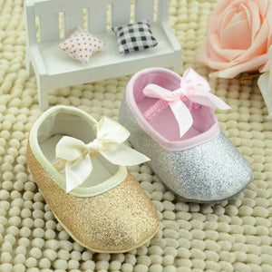 Glitter Baby Shoes Sneaker Anti-slip Soft Sole Toddler