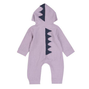 Grey/Purple Baby Halloween Dinosaur Costume Romper Kids Cotton Clothing Set Cute Toddler Co-splay j2