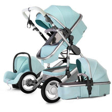 Load image into Gallery viewer, Luxury Fashion Baby Stroller 3 in 1 Foldable Infant Trolley,High Landscape Baby stroller Sit and Lie Baby Pushchair ,poussette