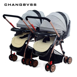 Splittable Twins Baby Stroller