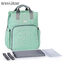 Load image into Gallery viewer, Insular Mummy Maternity Diaper Bag Large Capacity Baby Stroller Bag Travel Nappy Backpack Designer Nursing Bag For Baby Care