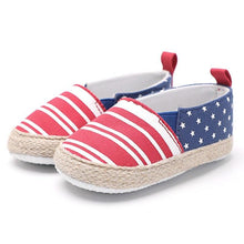 Load image into Gallery viewer, Baby Boy Girl Stripe Stars Stitch Casual Shoes