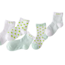Load image into Gallery viewer, 5 Pair Baby Socks