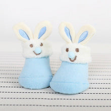 Load image into Gallery viewer, Newborn Toddler Baby Boy Girl Socks Cute Bunny Ears Floor Socks Anti-Slip Baby Step Sock