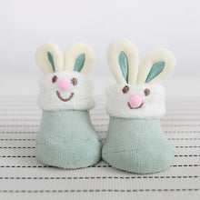 Load image into Gallery viewer, Newborn Toddler Baby Boy Girl Socks Cute Bunny Ears Floor Socks Anti-Slip Baby Step Sock