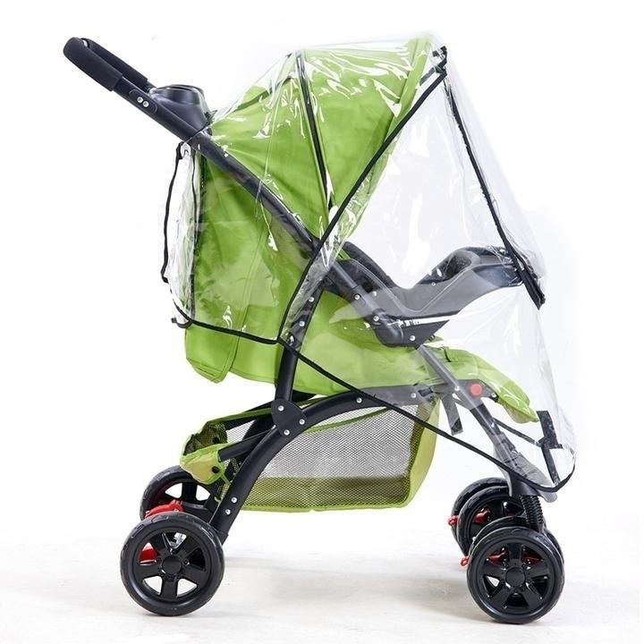 Practical For Buggy Pushchair Raincover Outdoor Stroller Rain Cover