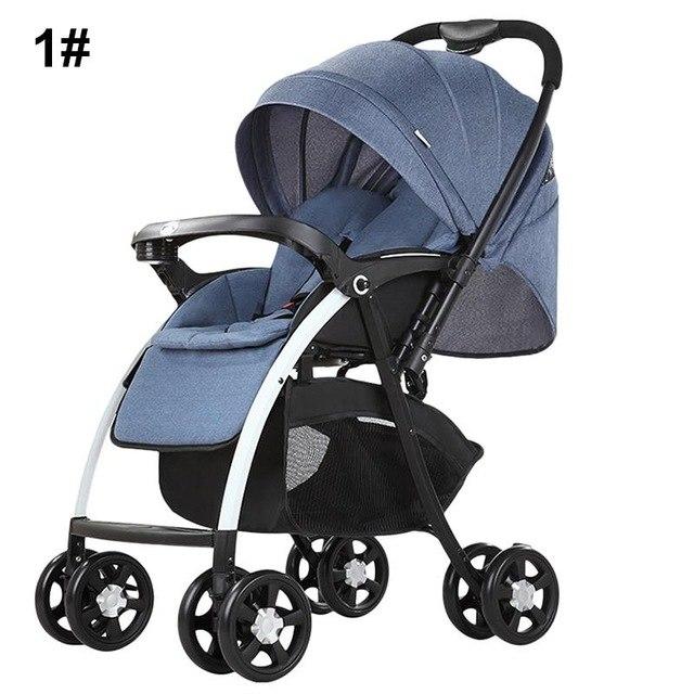 High View Baby Stroller Pram High Landscape Baby Stroller Baby Can Sit And Lie Taga Bike Stroller Foldable Baby Throne Carrinho