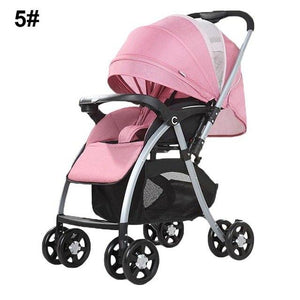 High View Baby Stroller Pram High Landscape Baby Stroller Baby Can Sit And Lie Taga Bike Stroller Foldable Baby Throne Carrinho